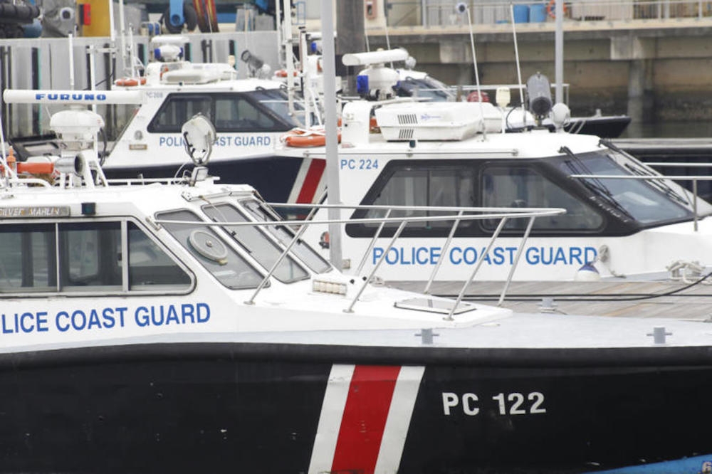 A viral TikTok video shows a fisherman falling overboard after waves created by a Singapore Coast Guard boat. He was rescued by his crew, and one of them can be heard shouting at the patrol boat’s crew. — TODAY file pic
