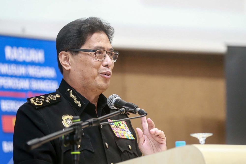 MACC Chief Commissioner Tan Sri Azam Baki said the commission is committed to developing internal expertise to strengthen its investigative processes involving cryptocurrencies. — Picture by Sayuti Zainudin