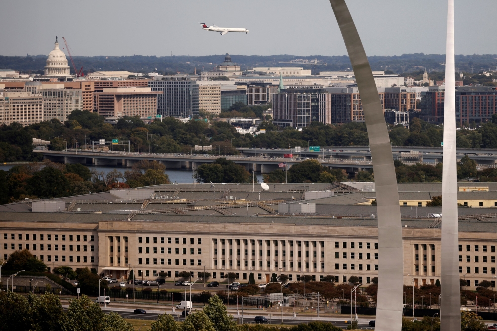 The Pentagon building in Arlington, Virginia in October 2020. — Reuters pic