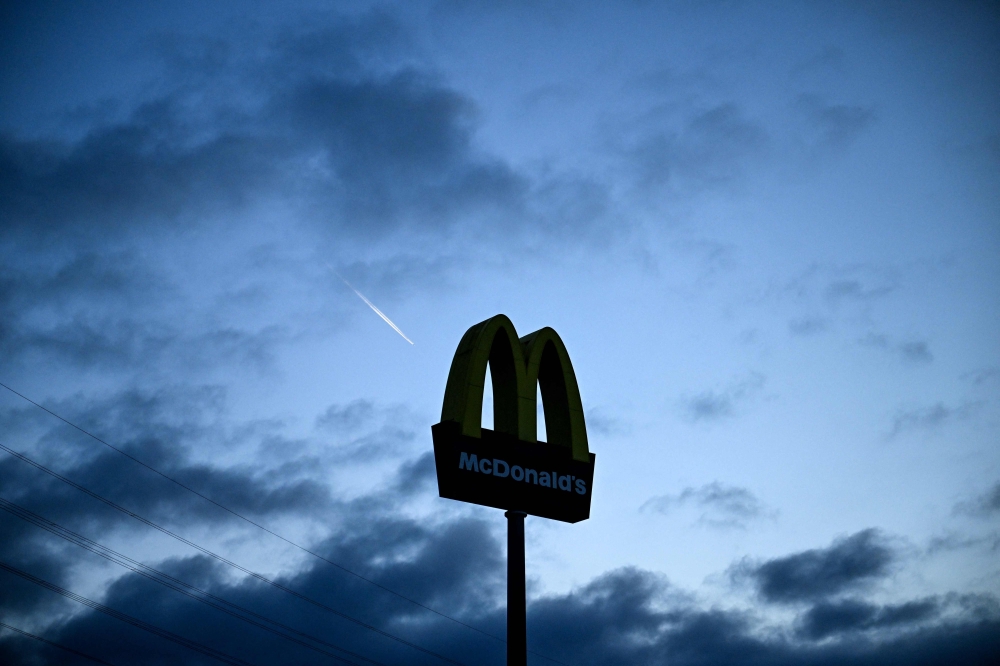 McDonald's in the US will no longer ask suppliers to commit to certain diversity, equity and inclusion targets. — AFP pic