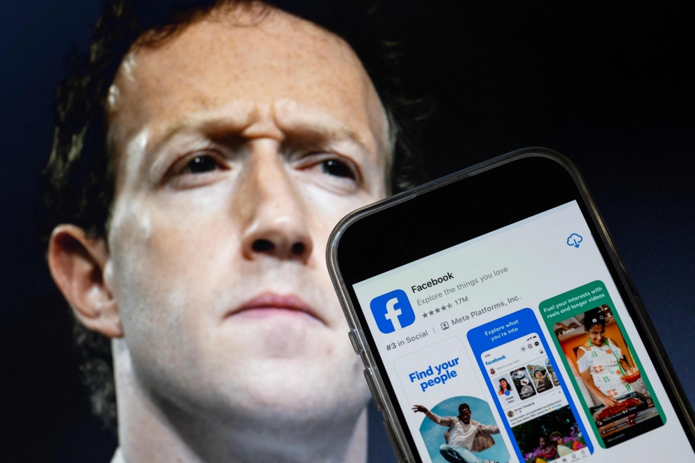There will be real-world harm if Meta expands its decision to scrap fact-checking on Facebook and Instagram, a global network warned Thursday while disputing Mark Zuckerberg’s claim such moderation amounts to censorship. — AFP pic