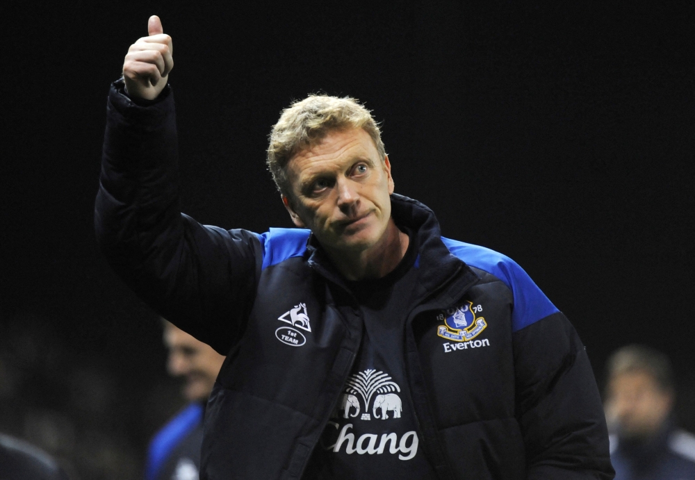 A file photograph shows David Moyes at the Brittania Stadium in 2012. — Action Images / Adam Holt via Reuters pic