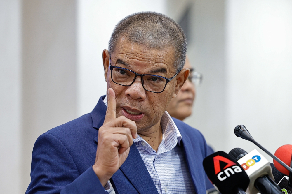 Home Minister Datuk Seri Saifuddin Nasution Ismail has called for due process in the investigation involving his son. — Bernama pic