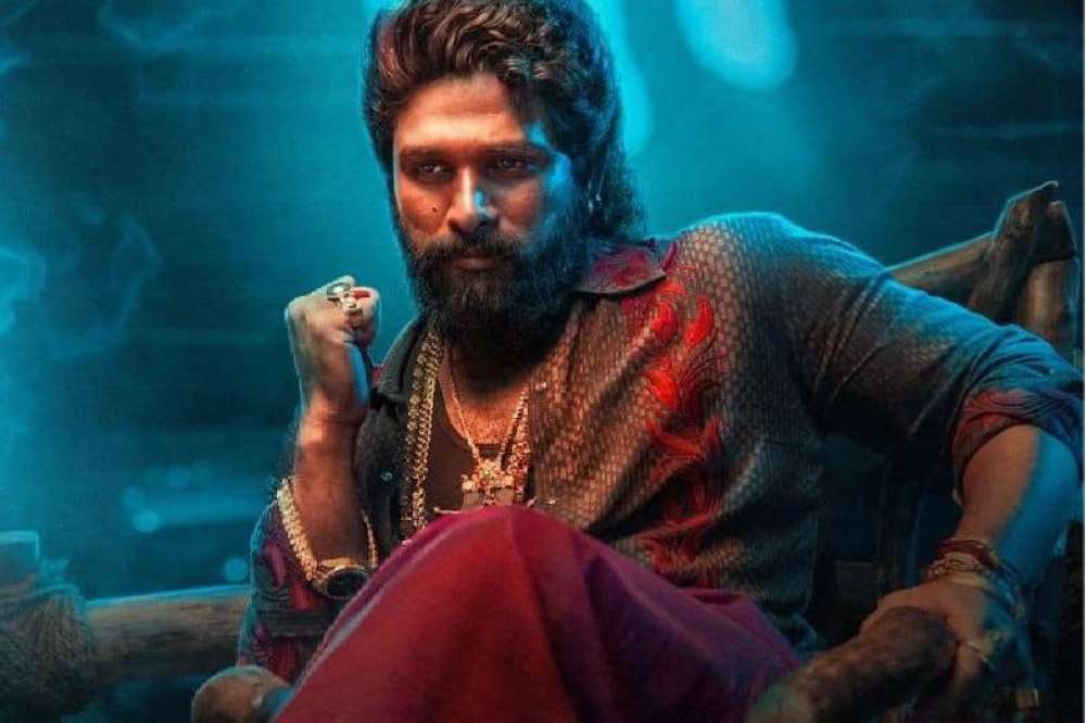 Allu Arjan as the titular ‘Pushpa’ in a scene from ‘The Rule’ that has dominated the box office both in India and abroad.