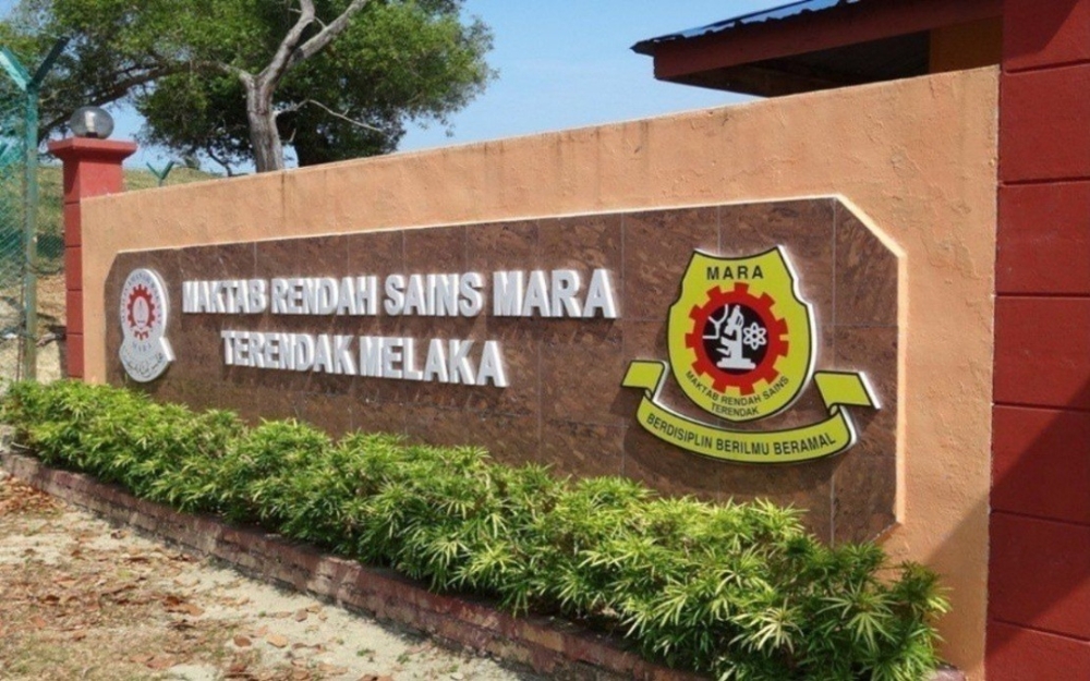 Sixty per cent of MRSM placements were allocated to students from low-income families and rural areas. — Picture via X/Bernama
