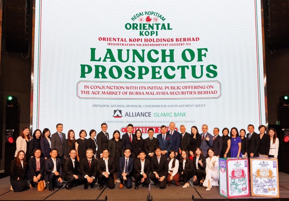 The cafe operator revealed in a statement that it received 66,041 applications for 3.65 billion issue shares worth RM1.609 billion from the Malaysian public. — Picture from Facebook/Crowe Malaysia 