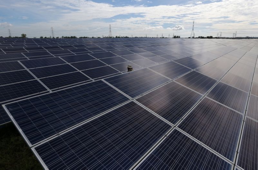 With sunshine year round, solar panels could help Malaysia unlock its full potential for renewable energy. — Reuters file pic