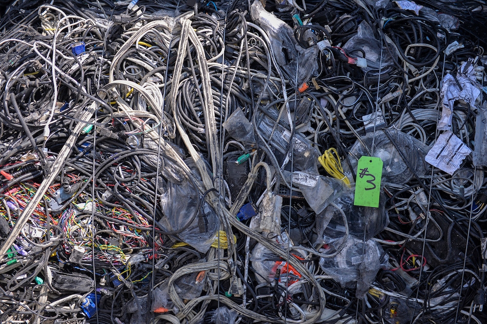 Tonnes of electronic waste continues to be sent illegally to Malaysia and other South-east Asian countries from abroad for disposal every year. — File picture by Mukhriz Hazim