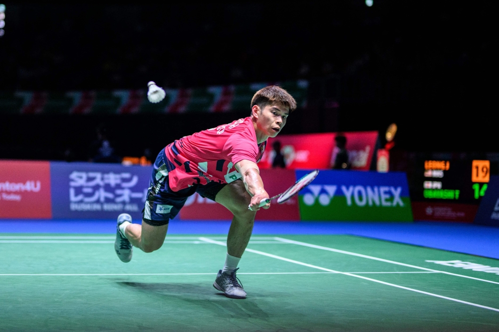 Jonassen said he hopes to see Leong have more composure, be more confident in his ability and understand his opponents’ strengths and weaknesses. — AFP file pic