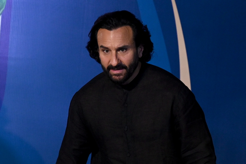 Bollywood star Saif Ali Khan is being treated for injuries following an attempted burglary at his residence in Mumbai on Thursday. — AFP pic