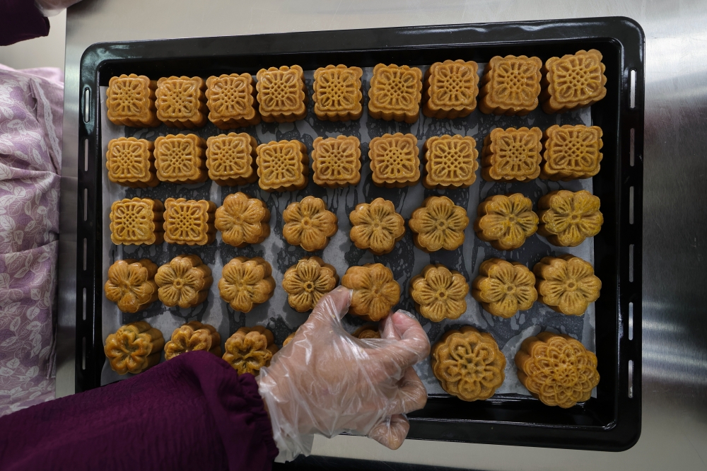 Inspired by the charm of traditional Chinese mooncakes at a Mooncake Festival in a shopping mall, the mother of two said the idea to create halal mooncakes for all was born. — Bernama pic