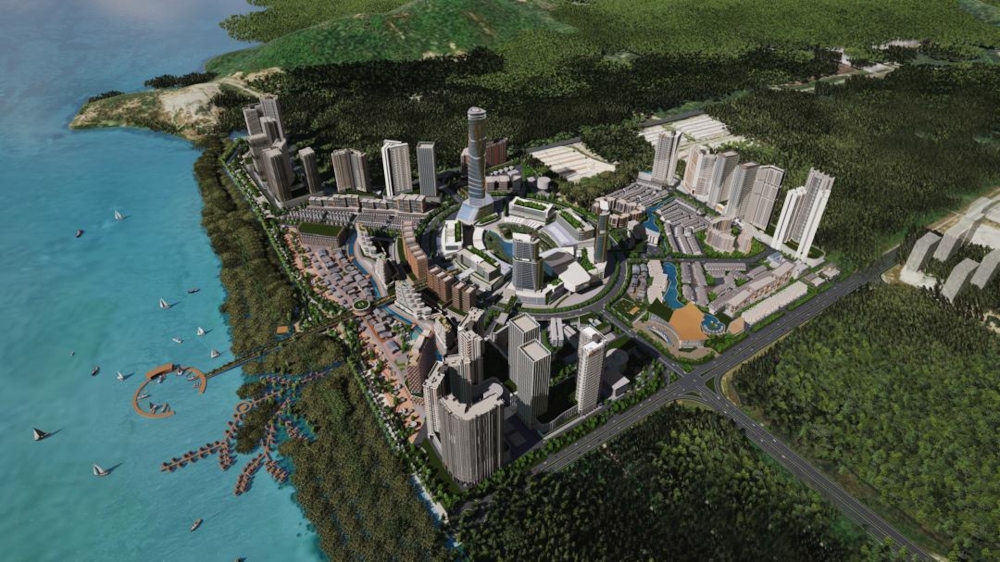 An artist’s impression of the Penang Medi-City in Batu Kawan. — Picture courtesy of FBG. 