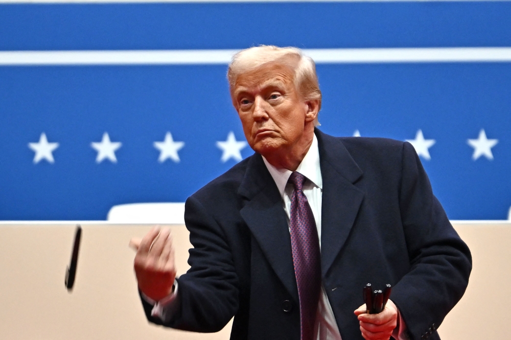 Donald Trump demonised any recognition of gender diversity, attacking transgender people. — Pic by AFP