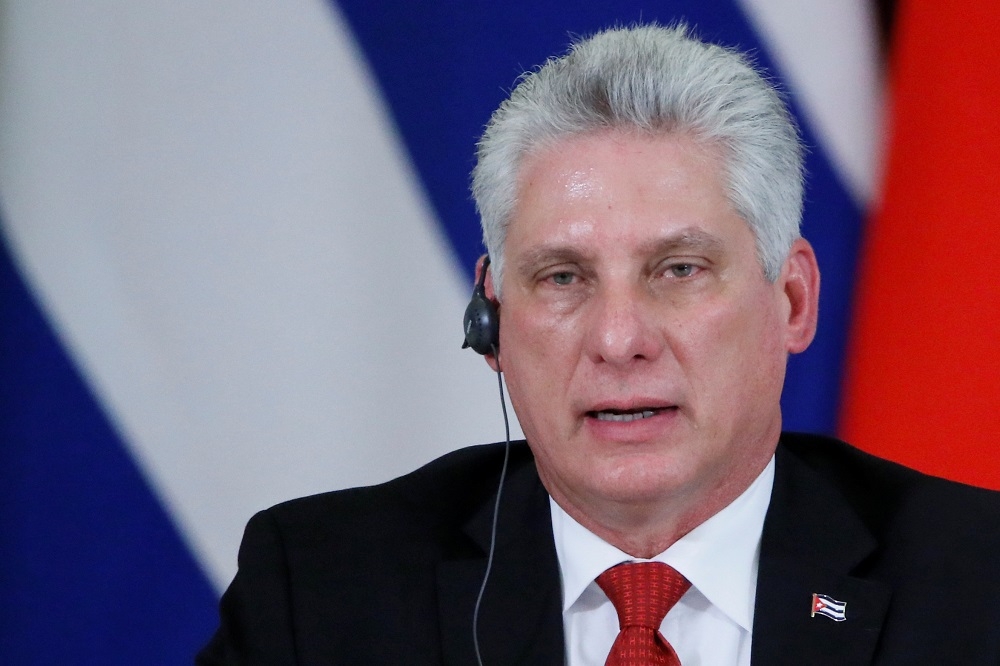 Cuban President Miguel Diaz-Canel said that Trump was acting out of arrogance and disregard for the truth. — Pic by AFP