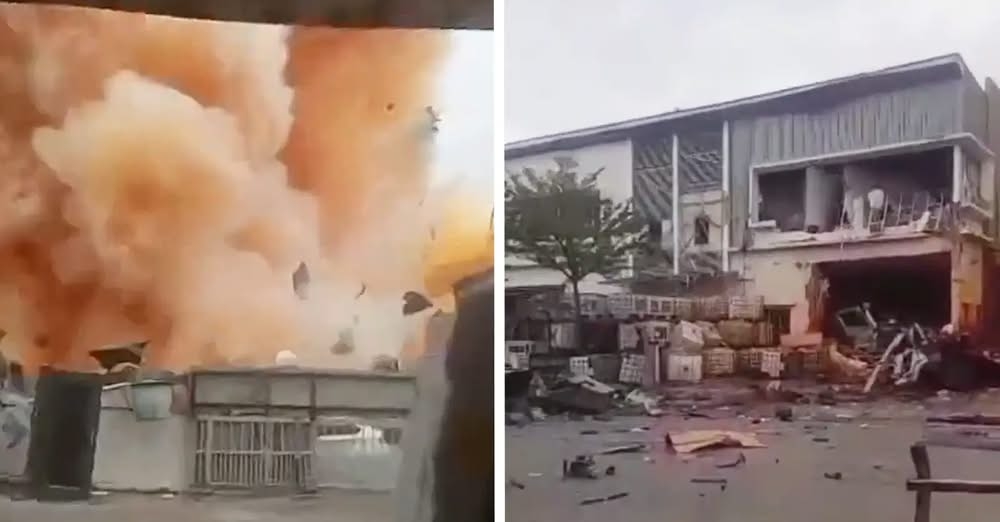 Klang Utara District Police Chief ACP S. Vijaya Rao said that the injured individuals, aged between 20 and 40, were in the vicinity of the explosion when it occurred. — Composite via Facebook