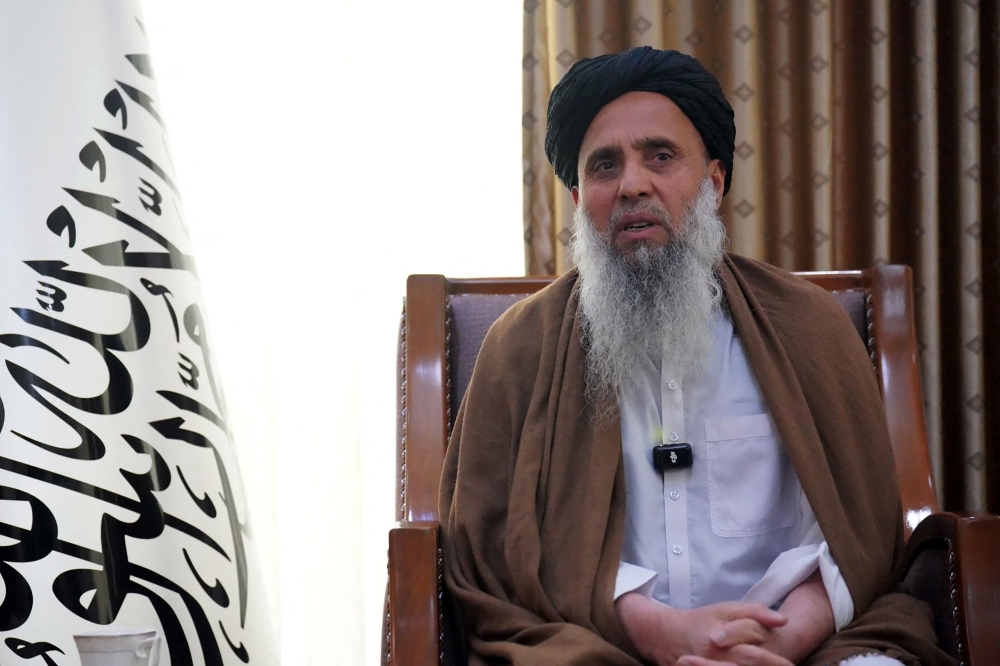 Handout photograph released by Afghanistan's Ministry of Foreign Affairs shows Afghan fighter Khan Mohammad who was imprisoned in America and has been released in exchange for American citizens in Kabul. — Pic by AFP 