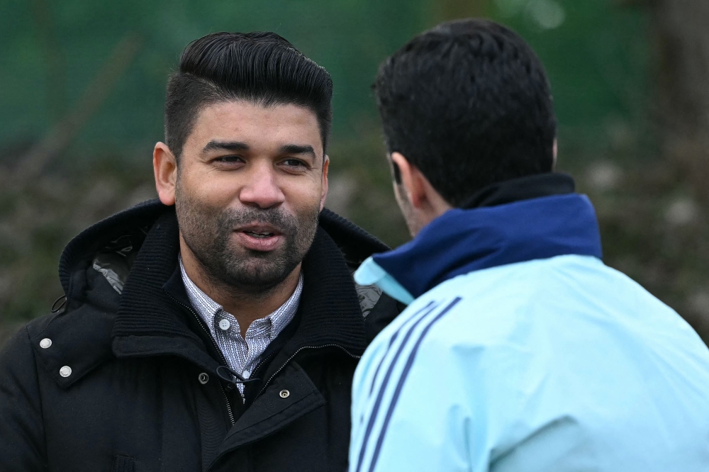 Mikel Arteta allayed fears that William Saliba could be facing a lengthy spell on the sidelines with a hamstring injury with his target for a place in the Champions League last 16. — Pic by AFP 