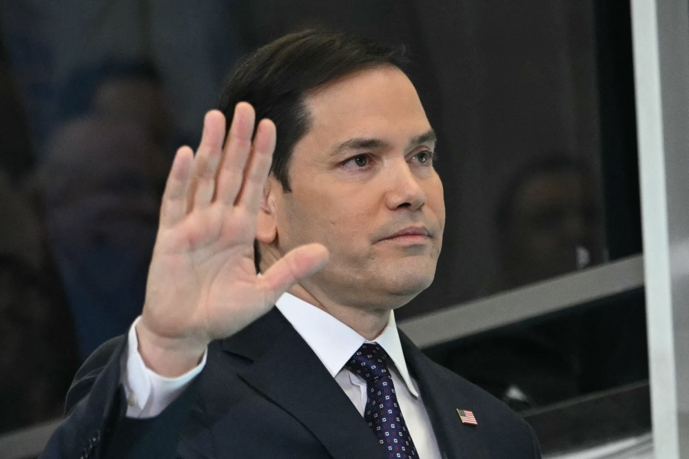 US Secretary of State Marco Rubio warned jointly with Japan, India and Australia against coercive actions in Asia, in a veiled but clear warning to China over its actions at sea. — Pic by AFP