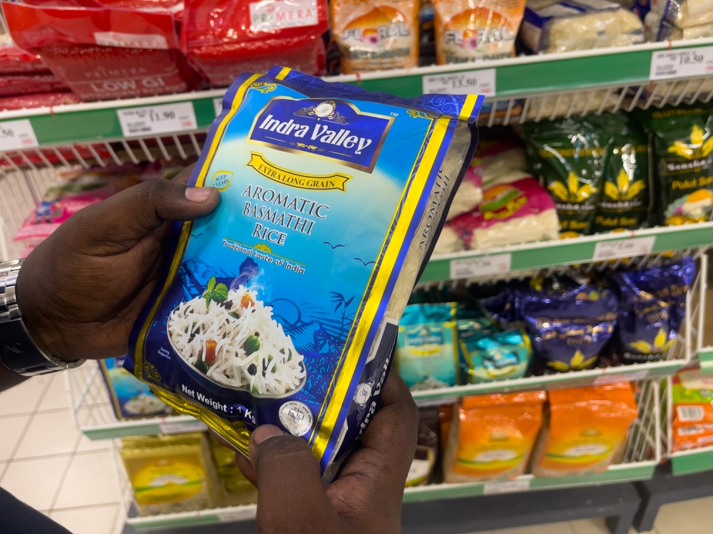 Basmati rice exports from India in 2024 surged 16.3 per cent to a record 5.7 million tons  — Picture by Raymond Manuel