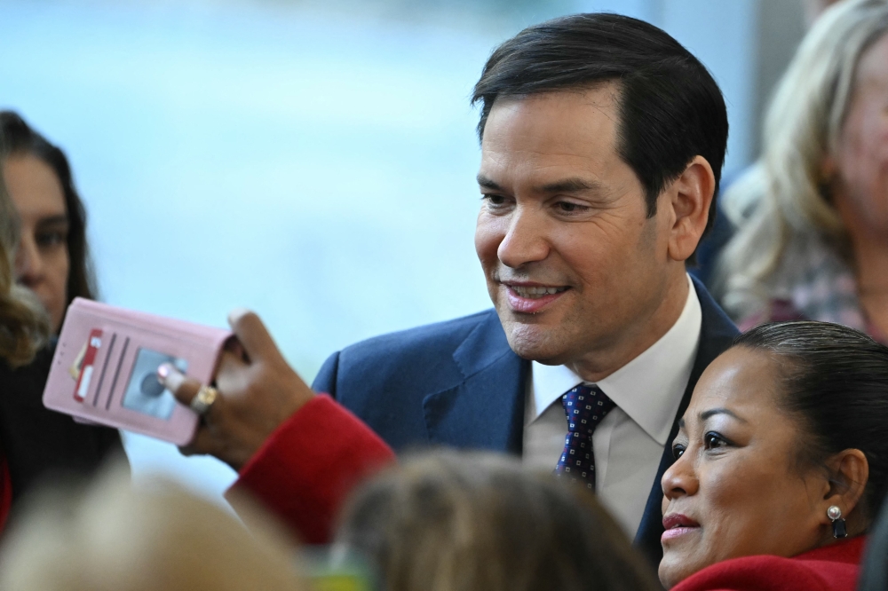 Marco Rubio reaffirmed the US’s unwavering support for Israel. — Pic by AFP