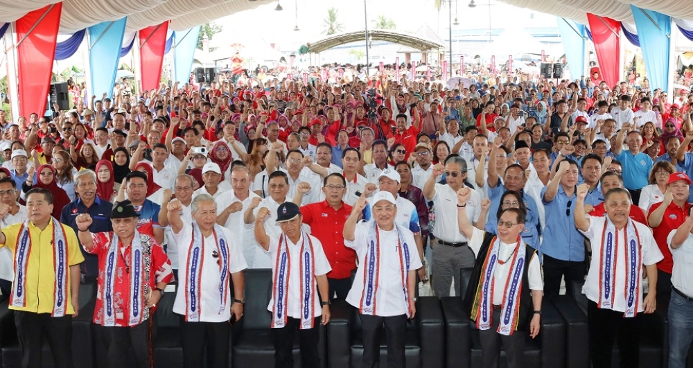 Chief Minister Datuk Seri Hajiji Noor expressed confidence that the Gabungan Rakyat Sabah (GRS) could win the upcoming 17th State Election (PRN17), emphasising the strength of the eight-party alliance in facing their opponents. — The Borneo Post pic
