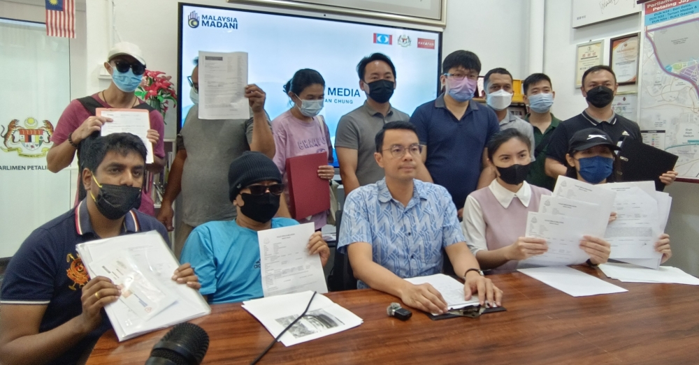 Forty-five homeowners and business operators suffered losses totalling RM8.5 million in electricity charges after their tenants allegedly stole their identities to carry out illegal Bitcoin mining. — Picture from Facebook/Lee Chean Chung