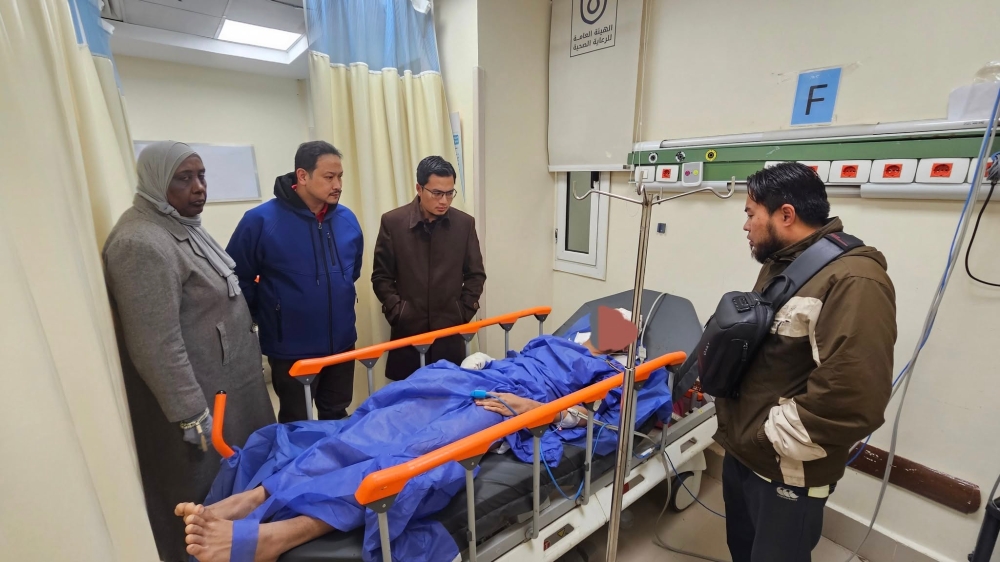 Eight students were in a car crash in Egypt. — Picture from Facebook/Education Malaysia Egypt