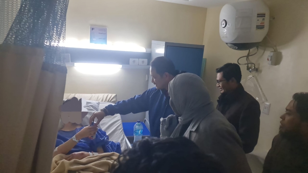 The Ministry of Foreign Affairs, through the Embassy of Malaysia in Cairo and Education Malaysia Egypt (EME), is closely monitoring the situation involving eight Malaysian students from Universiti Al-Azhar who were involved in a road accident while travelling to Port Said, Egypt. — Picture via Facebook/Education Malaysia Egypt