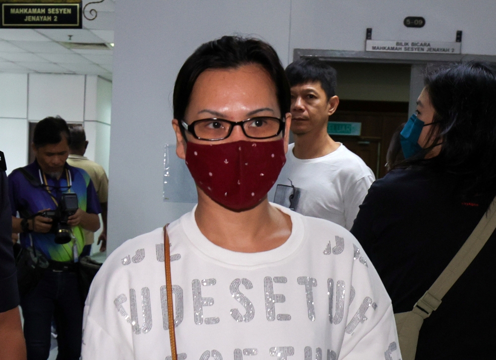 Magistrate Hidayatul Syuhada Shamsudin imposed the fine on Amyra Laila Ho, 45, after she pleaded guilty to providing false information in her report filed at Larkin Police Station at about 1am on January 22. — Bernama pic