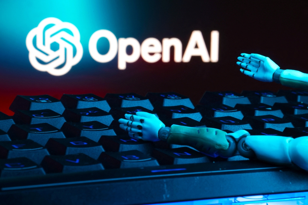 OpenAI yesterday launched a bespoke version of its ChatGPT artificial intelligence tool for use by the United States government. — Pic by Reuters