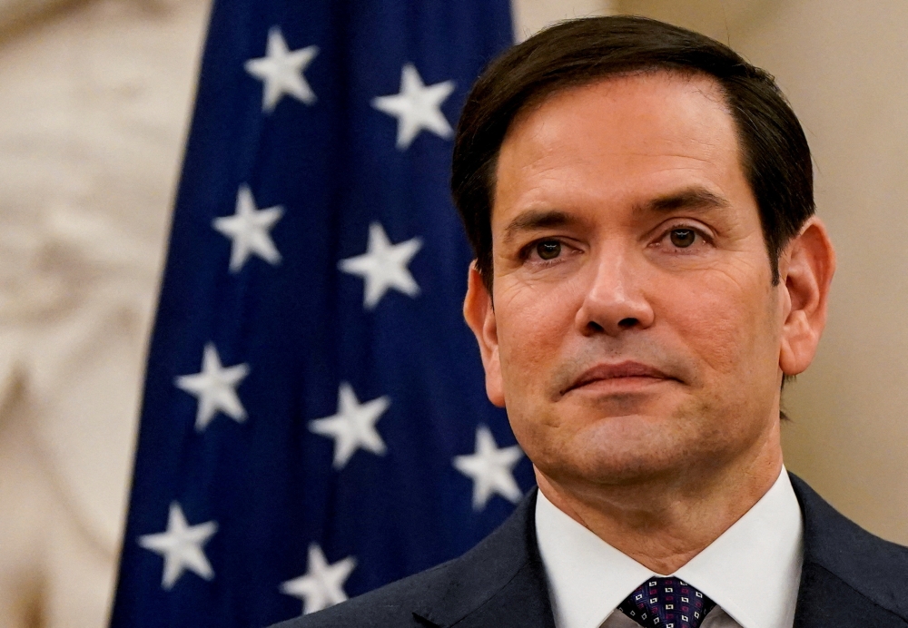 Marco Rubio yesterday widened exemptions in a sweeping freeze on foreign assistance, saying the United States would keep funding humanitarian items such as shelter and medicine. — Pic by AFP 