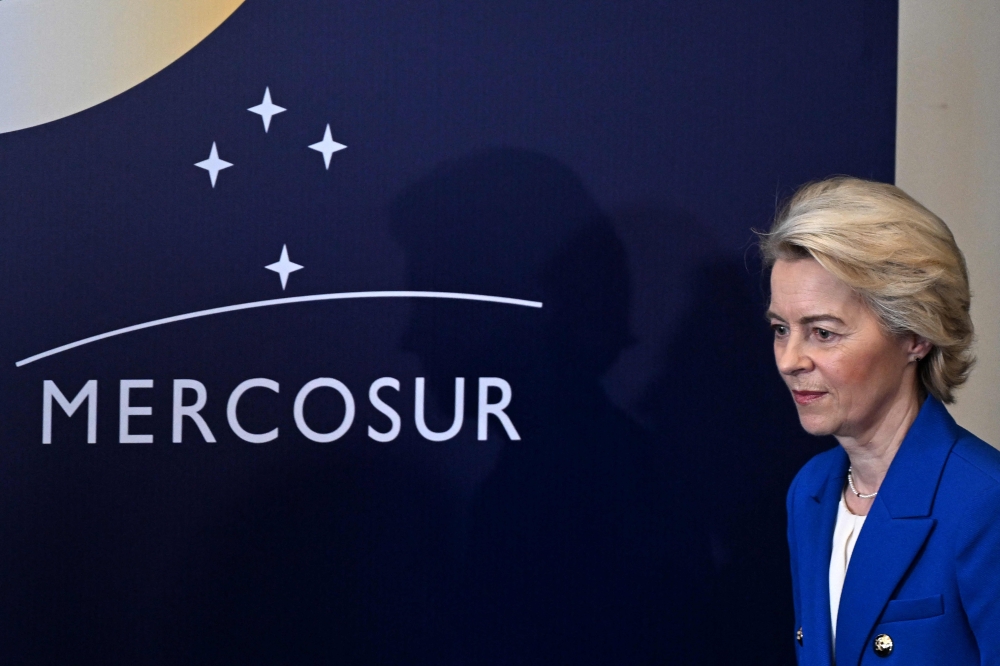 European Commission President Ursula von der Leyen told a news conference to present the “competitiveness compass”—the first major initiative of her second mandate. — AFP pic