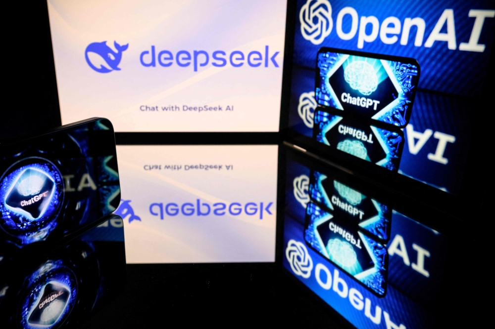DeepSeek’s performance has sparked a wave of accusations that it has reverse engineered the capabilities of leading US technology, such as the AI powering ChatGPT. — AFP pic