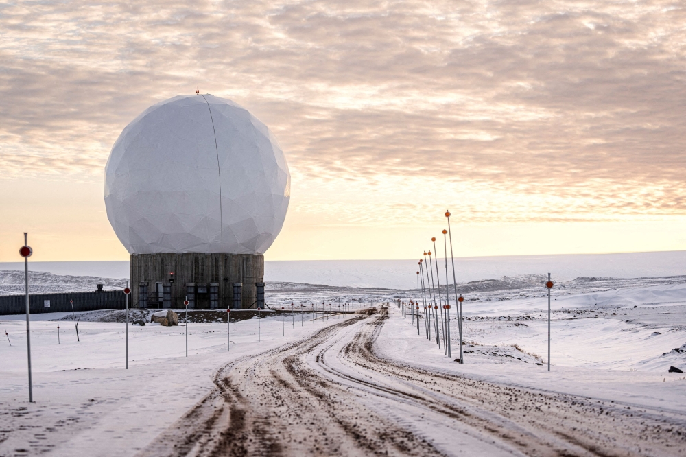 A view of Pituffik Space Base in Greenland, October 4, 2023. — AFP pic