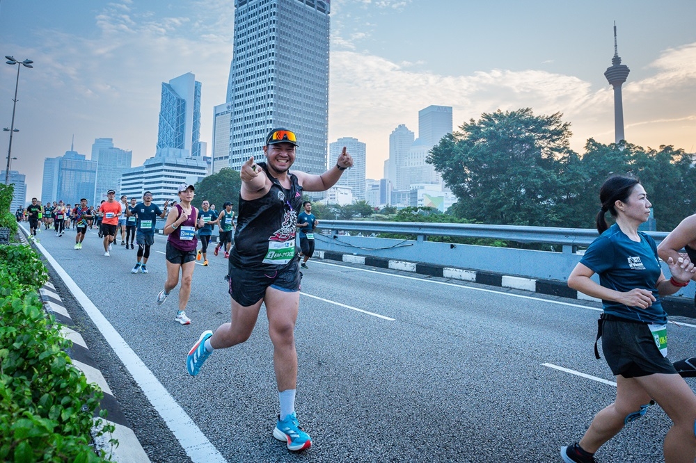 Mohd Zulfakri Jolkeppli’s contract with the German sportswear giants required him to use all means necessary to promote the brand’s running gears, and his biggest selling point is his physique itself. — Picture courtesy of Mohd Zulfakri Jolkeppli