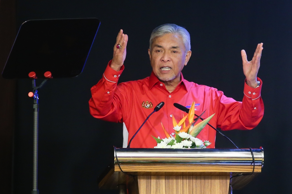 Zahid asserted that the government consistently prioritises the welfare and needs of Malaysians while also extending support to Palestinians in Gaza and the West Bank. — File picture by Yusof Mat Isa