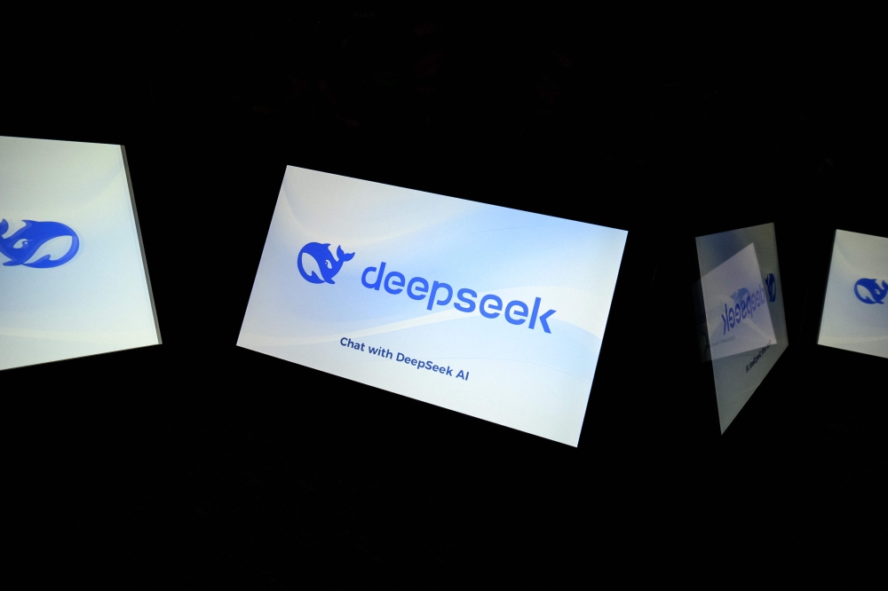 Taiwan has banned workers in the public sector and at key infrastructure facilities from using DeepSeek, saying it was a Chinese product and could endanger national security.  — Pic by AFP