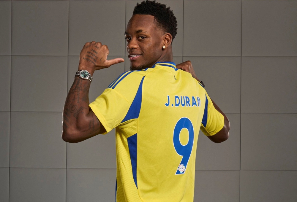 Al Nassr’s new signing in Jhon Duran. — Pic by Reuters