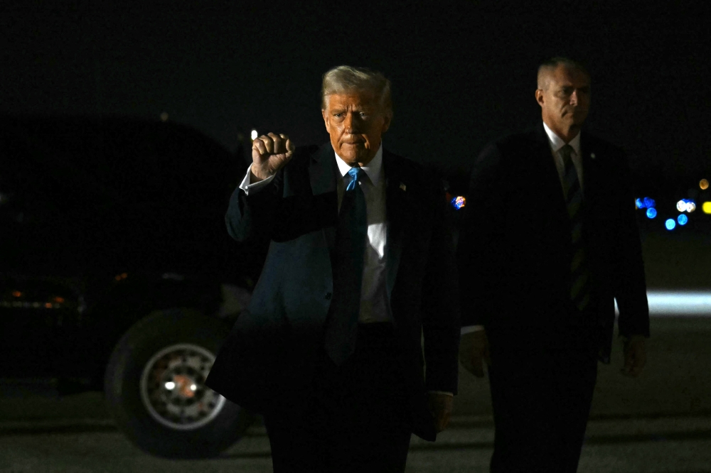 Donald Trump is set to unveil fresh tariffs today on major trading partners Canada, Mexico and China. — Pic by AFP