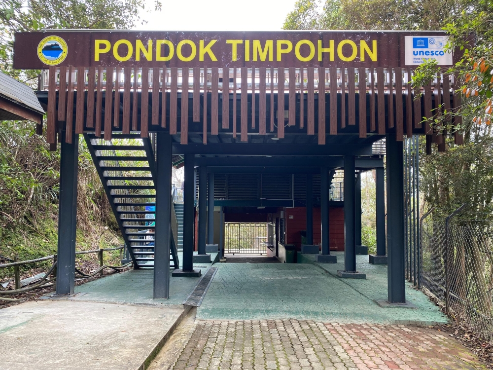 Pondok Timpohon houses the upgraded observatory platform. — The Borneo Post pic