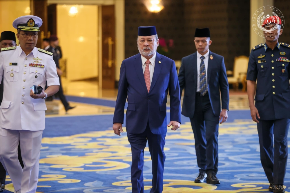 Sultan Ibrahim attends the pre-council meeting of the Conference of Rulers at Istana Negara in Kuala Lumpur February 4, 2025. — Picture via Facebook