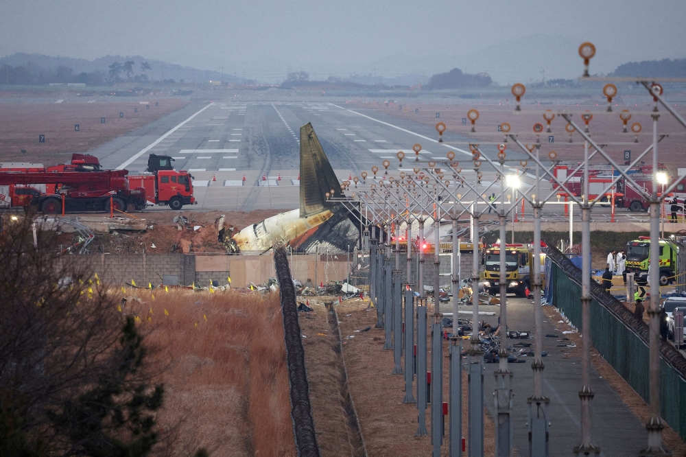 South Korea aims to rebuild its aviation safety system from scratch. — Reuters pic