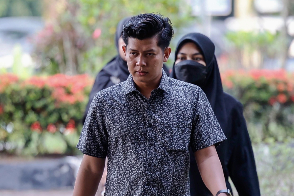 Zaim Ikhwan Zahari attends a hearing at the Shah Alam High Court February 4, 2025. — Bernama pic