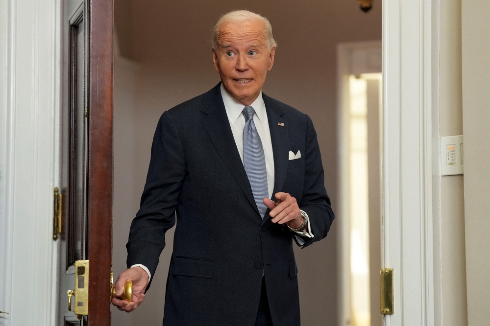 Joe Biden has signed with the powerhouse talent agency CAA, joining its star-studded ranks of Hollywood actors and sports legends as the former US president explores what comes after the White House. — Reuters pic