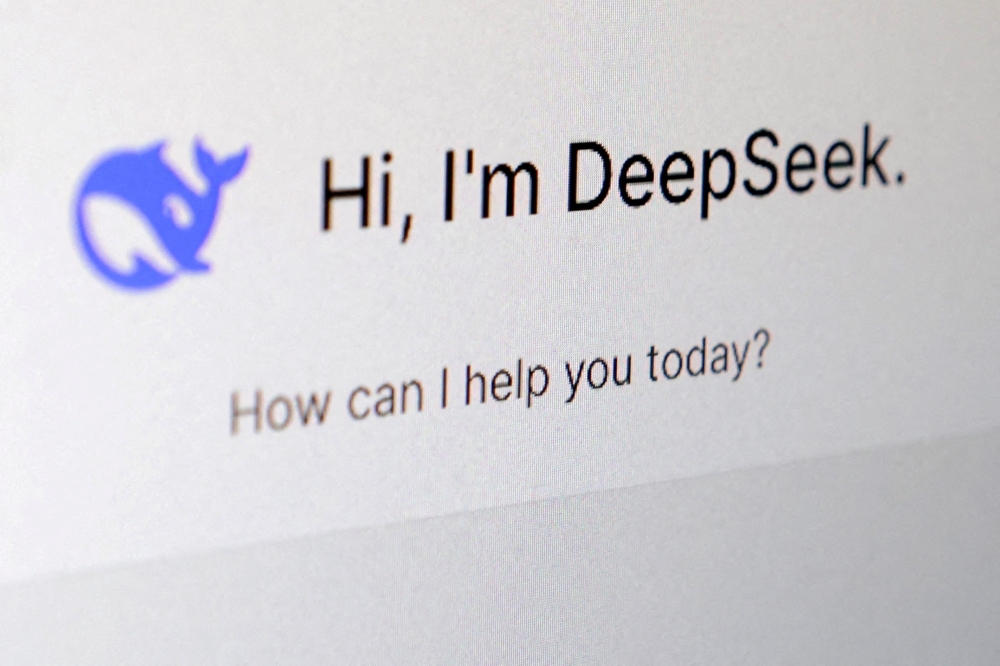 The DeepSeek chatbot—developed by a China-based startup—has astounded industry insiders and upended financial markets since it was released last month. — File pic via Reuters