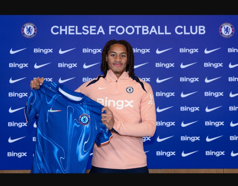 Chelsea land French youth star Mathis Amougou. — Picture via Instagram 