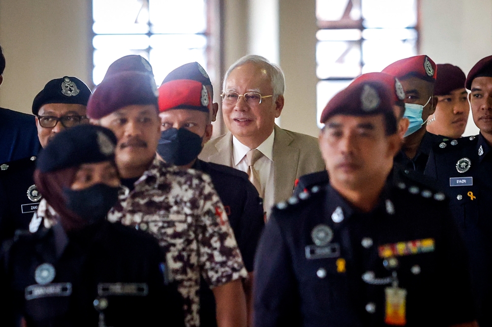 Last month, the Court of Appeal, in a split ruling, granted Datuk Seri Najib Razak leave to proceed with his judicial review to compel the government to execute a supplementary decree issued by the former king. — Picture by Firdaus Latif