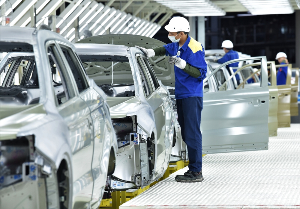 The production line features a high degree of automation in its operations. — Picture courtesy of Proton Holdings Berhad