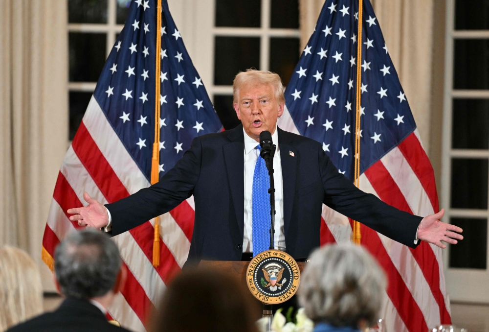 Donald Trump froze US aid to South Africa, citing a law in the country that he alleges allows land to be seized from white farmers, despite Johannesburg’s denials — Pic by AFP