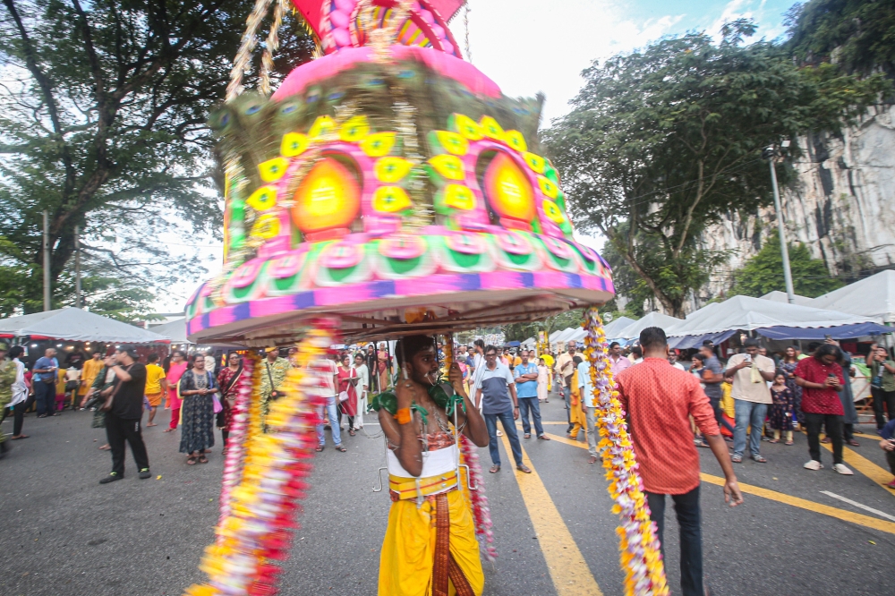 Hindu devotees fulfilling their vows during Thaipusam at the Kallumalai Arulmigu Subramaniar Temple in Gunung Cheroh, Ipoh on January 25, 2024. — File picture by Farhan Najib